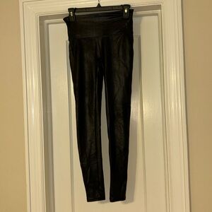 Spanx, size M, leather leggings